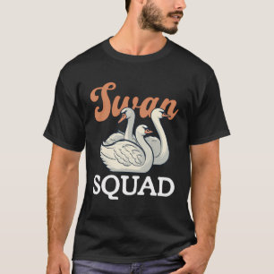 Swan Squad Nature Lover Wildlife Forest Animes T-Shirt