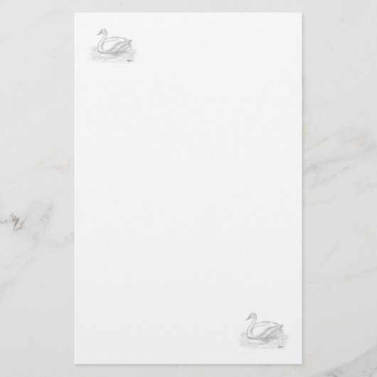 Swan Stationary Briefpapier (Vorderseite)