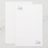 Swan Stationary Briefpapier (Vorne/Hinten)