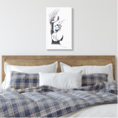 Swan tanzende Frau Ballett Surreal zeichnend Kunst Leinwanddruck (Insitu (Schlafzimmer))