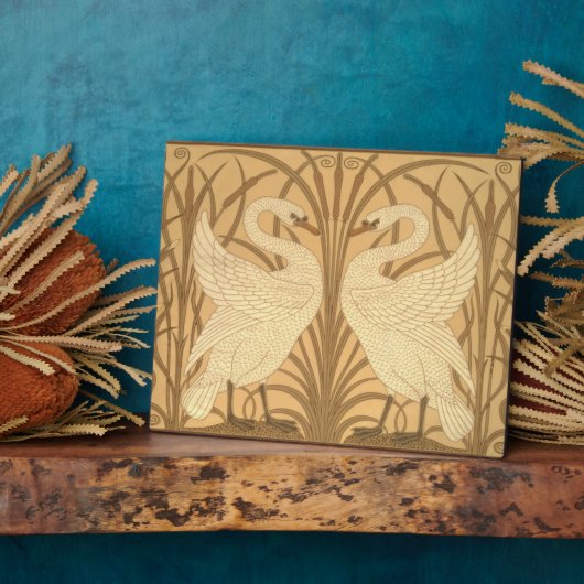 Swan Tapete Design Fotoplatte (Seite)