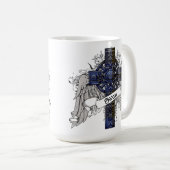 Swan-Tartan-Kreuz Kaffeetasse (VorderseiteRechts)