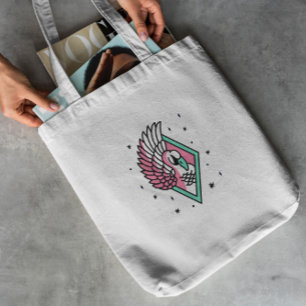 Swan Tattoo Tote Bag Tragetasche