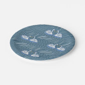 Swan-Teller Pappteller (Schrägansicht)