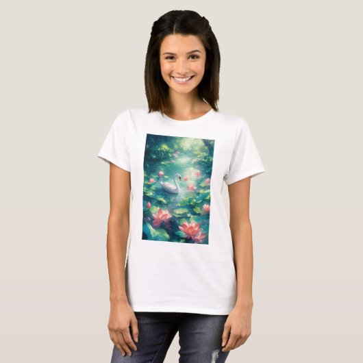 Swan Tranquil Realm T-Shirt (Vorne ganz)