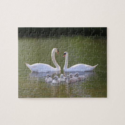 Swan und Cygnets Puzzle (Horizontal)