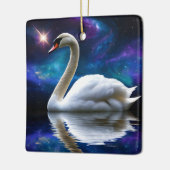 Swan und Star Keramikornament (Links)
