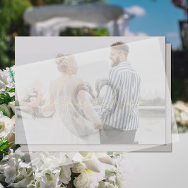 Swan Vellum Overlay Paper Pergament Einladungen