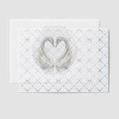 Swan Vellum Overlay Paper Pergament Einladungen (Versetzt (Einladung))