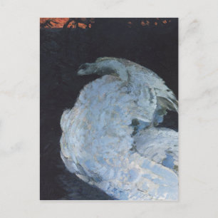 Swan von Mikhail Vrubel Postkarte