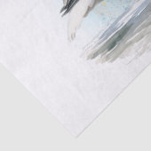 Swan Watercolor Seidenpapier (Detail)