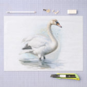Swan Watercolor Seidenpapier (Handwerk)