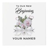 Swan Wedding Foto Cube Würfel (Vorderseite)