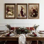 Swan Winter Landscape Christmas Tissue Paper Seidenpapier