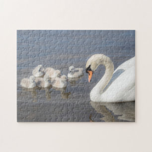Swan & Young Cygnets Puzzle