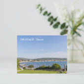 Swanage Dorset Postkarte (Stehend Vorderseite)