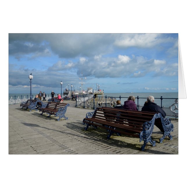 SWANAGE PIER, SWANAGE, DORSET, UK (Vorderseite (Horizontal))
