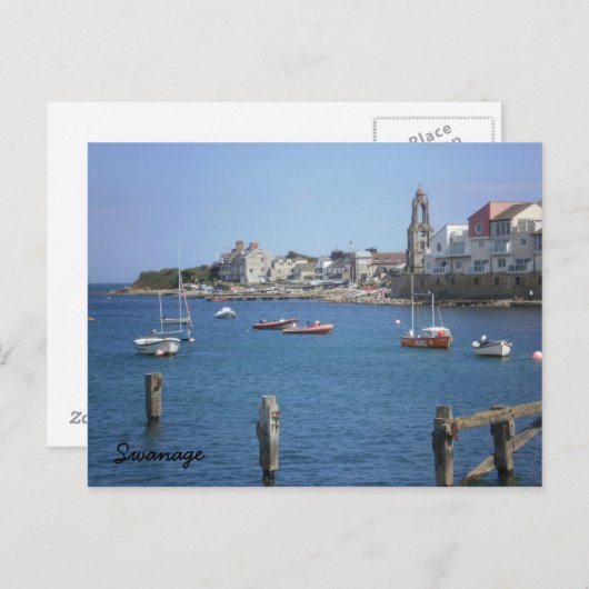 Swanage Postkarte (Vorne/Hinten)