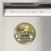 Swank Bright Save the Date Magnet (In Situ (Geschirrspüler))