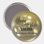 Swank Bright Save the Date Magnet (Vorderseite/Rückseite)