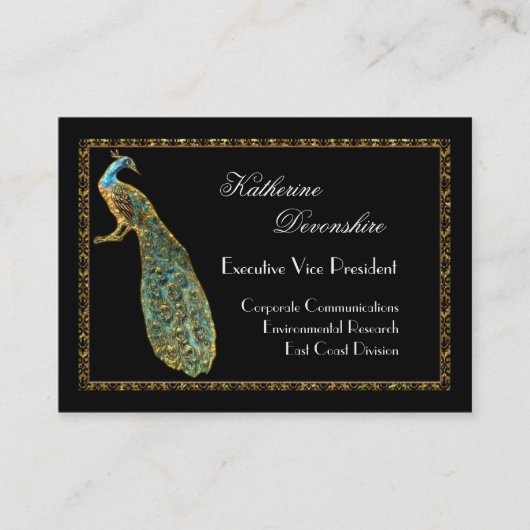 Swankshire Elegant Beruflich Visitenkarte (Vorderseite)