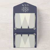 Swanky Art Deco All In One Einladung (Außenbereich)