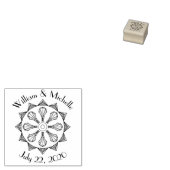 Swanky Art Deco Briefmarke Gummistempel (Stempel)