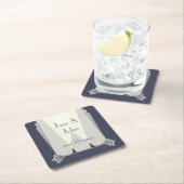 Swanky Art Deco in Blue Paper Untersetzer (Vor Ort)