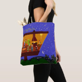 Swanky Hillside Party Illustration Tasche (Von Nahem)