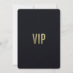 Swanky Imitats Gold Leaf Foil "VIP" Typografie