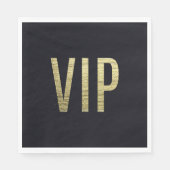 Swanky Imitats Gold Leaf Foil VIP Typografie Serviette (Vorderseite)