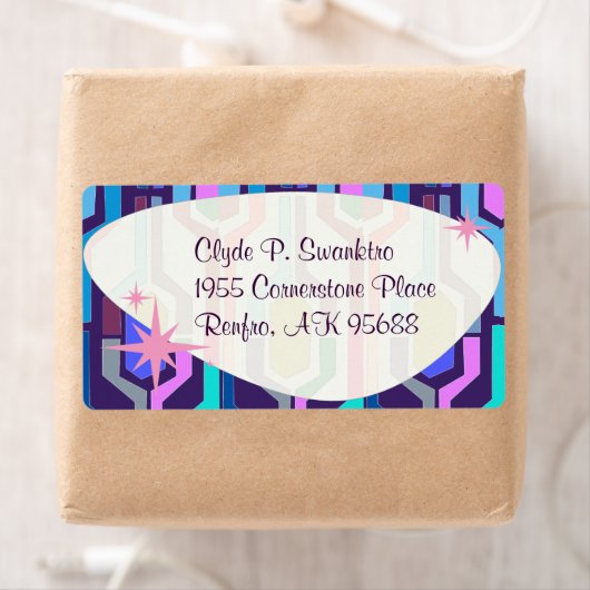 Swanky Pattern Fun Retro Luxe Art Design (Insitu)