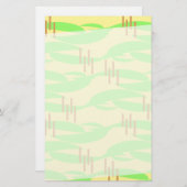 Swanky Sixties Style Briefpapier (Vorne/Hinten)