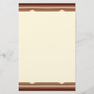 Swanky Western Stripes Briefpapier-Papier Briefpapier