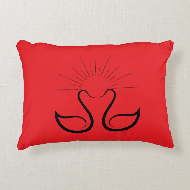 Swans Accent Pillow Dekokissen (Vorderseite)