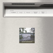 Swans auf Loch Lomond Magnet (In Situ (Geschirrspüler))