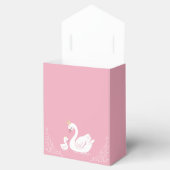 Swans Baby Showbird mit Crown Theme Pink Geschenkschachtel (Geöffnet)