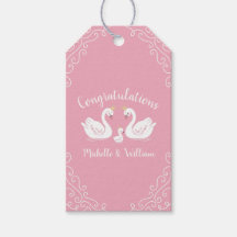 Swans Baby Shower Bird mit Crown Co-Ed Pink
