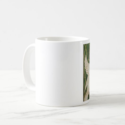 Swans Birds Iris Reeds Walter Crane Kaffeetasse (Vorderseite Links)
