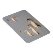 Swans Fishing Flexible Foto Magnet (Rechte Seite)