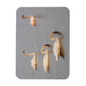 Swans Fishing Flexible Foto Magnet (Vertikal)