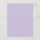 Swans Floral Monogram Crest Wedding Details Begleitkarte (Rückseite)