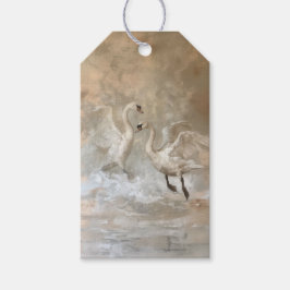 Swans - Geschenktasten Geschenkanhänger