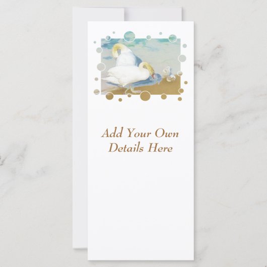 SWANS GREETINGS CARD (Vorderseite)