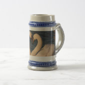 Swans Heart 22 oz Stein Bierglas (VorderseiteRechts)