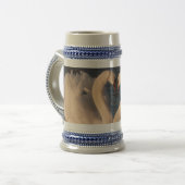 Swans Heart 22 oz Stein Bierglas (Vorderseite Links)