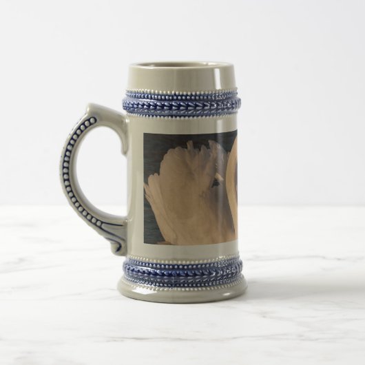 Swans Heart 22 oz Stein Bierglas (Links)