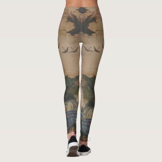 Swans in Flight Leggings (Rückseite)