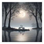 Swans in Liebe Poster (Vorne)