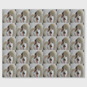 Swans in Liebe Wrapping Paper Geschenkpapier (Flach)